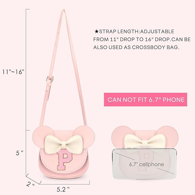 mibasies Toddler Purse Gifts for Girls: 3 Year Old Girl Gifts, Mouse Toys Purse Set