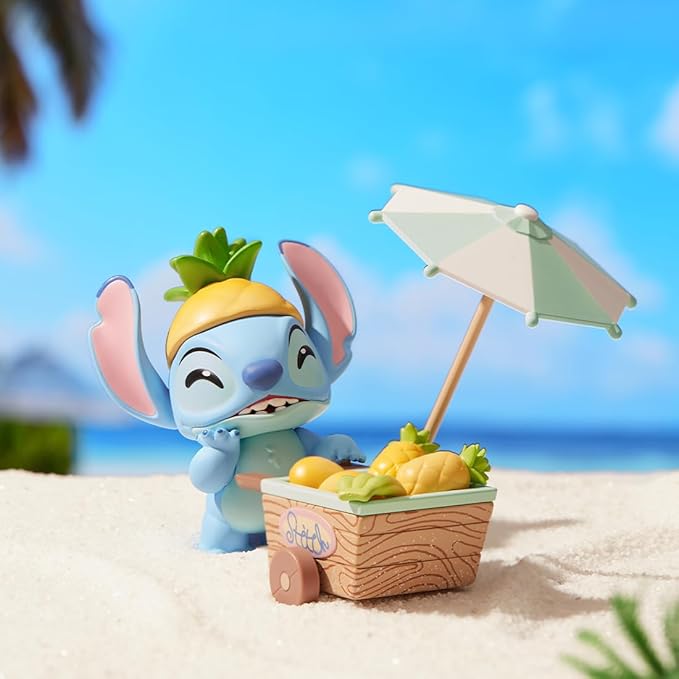 MINISO Lilo & Stitch Trip Collection Blind Box Figure Model Random Design Box Toy Collectible Toy for Home Decor Birthday Gifts (Random One Figure)