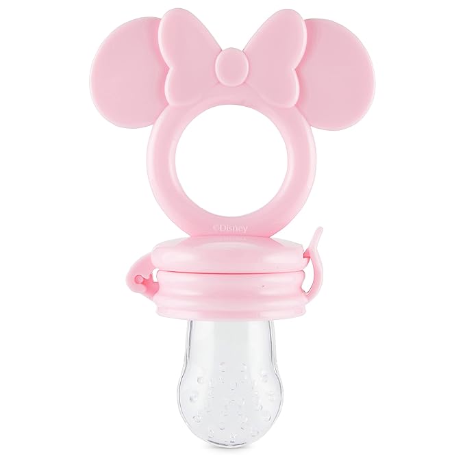 Disney Mickey and Minnie Teether with Fruit Feeder - Safe and Durable Design for Soothing Your Baby's Teething Pains