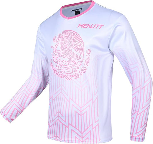 Kids Cycling Jersey Downhill Shirts for Girls Boys Clothing Long Sleeve Powersports Bike Child Mexico Bicycle MTB Tops