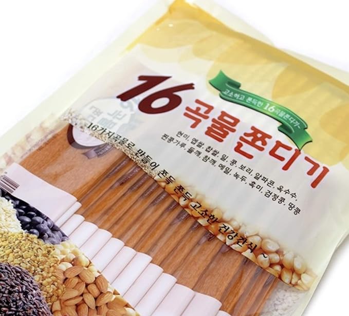 Sookwang Korean Traditional Jjondigi Snack, 16 Grains, 260g (9.17 oz) Pack of 1