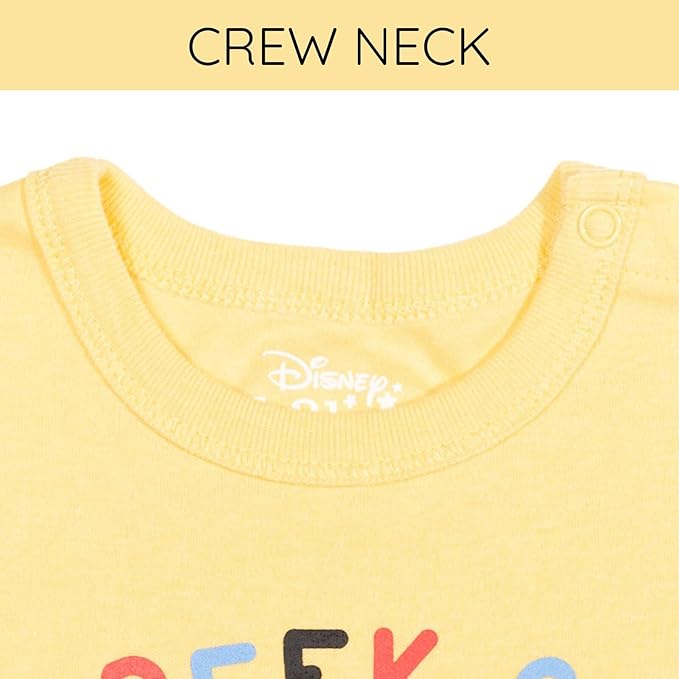 Disney Baby Romper and Reversible Bucket Sun Hat Outfit Set Newborn to Infant Sizes (Newborn - 24 Months)