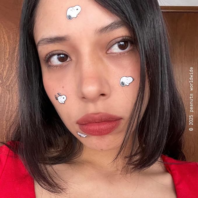 Starface Hydro-Star Pimple Patches + Big Sleepy Snoopy Compact, Absorb Fluid and Reduce Redness, Hydrocolloid, Vegan and Cruelty-Free Skincare (32 Count)