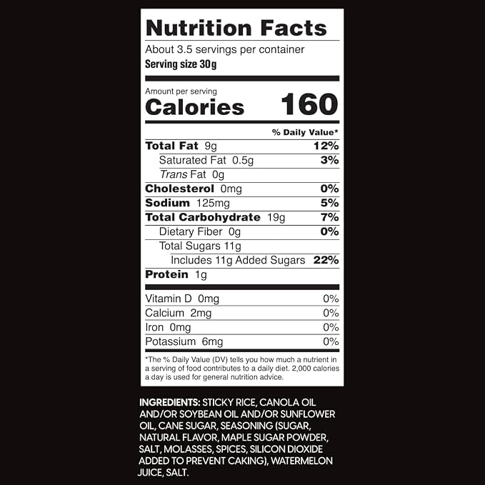 Wowza Buttery Pancake Crunchy Rice Crisps | Gluten Free, Non-GMO, 8 Pack | Sweet dessert flavor, Healthy chip alternative, Kid-friendly, 3.5 oz bags, No artificial flavors Satisfying