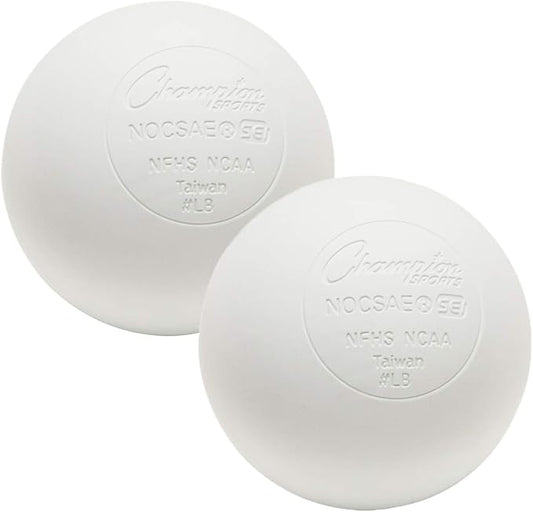 Champion Sports Lacrosse Balls & Rhino Skin Balls – Official Size, SEI Certified, Multiple Colors