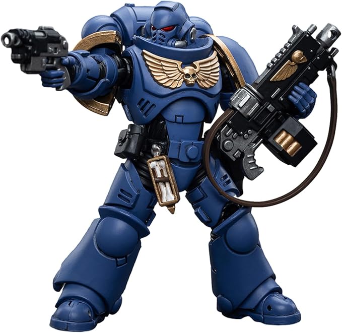JOYTOY 1/18 Warhammer 40,000 Action Figure Ultramarines Intercessor Collection Model