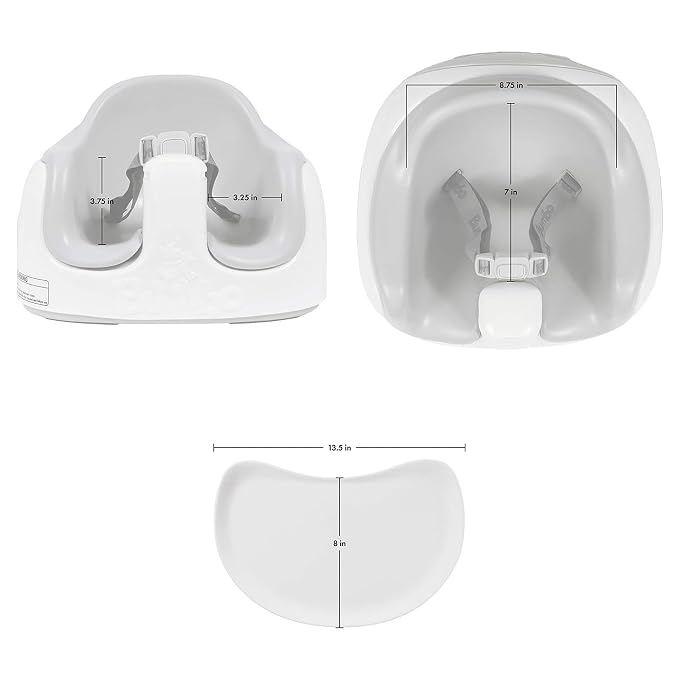 Bumbo 3-in-1 Multi-Seat for 6 to 36 Months, Travel Baby Feeding & Play Floor Seat, All-in-One Portable Booster with Tray & Toddler High Chair, Monsoon