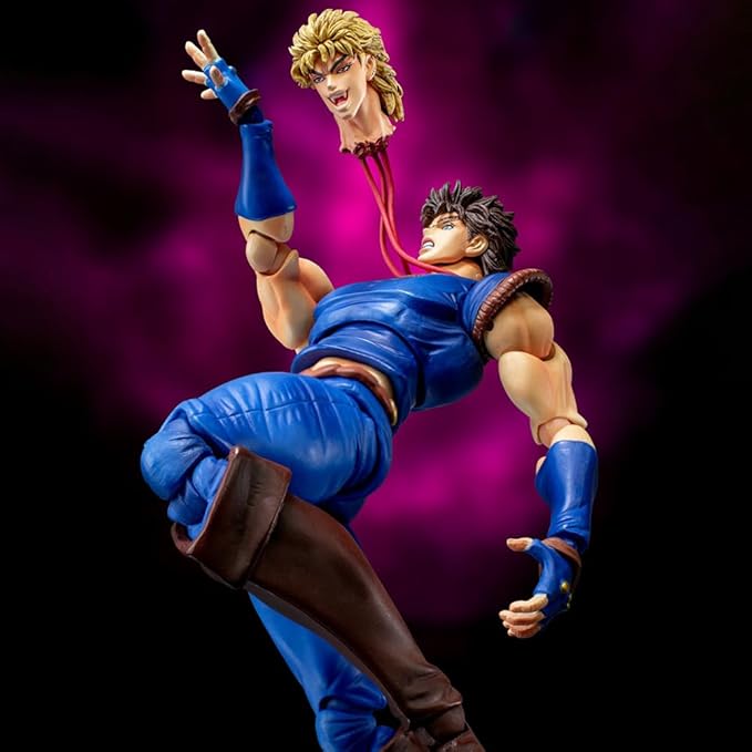 2pcs JJBA Brando and Jonathan Joestar Figure Movable Joints Statue 6.69" Anime JJBA Action Figure Models Desktop Decoration Collectibles Gift