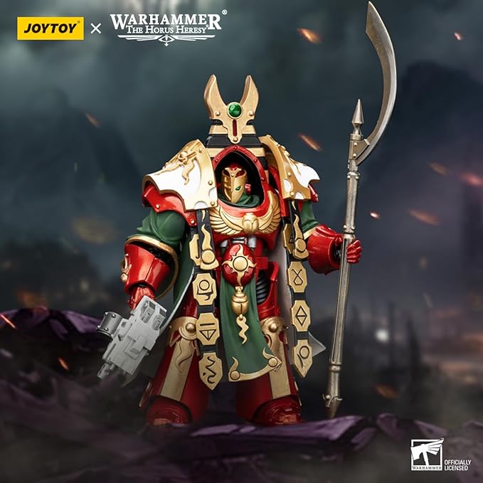 JOYTOY Warhammer 30K Thousand sons 5.6 inch Legion Praetor in Cataphractii Terminator Armour 1:18 Scale Action Figure Mecha Joy Toy Collection Model