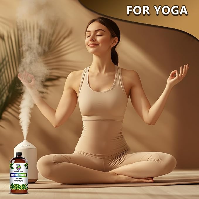 Osmanthus Essential Oil, Osmanthus Oils, for Diffuser, Home, Bedroom, Yoga, Office, Humidifier, DIY Candle Making, Soap, Gift, Essential Oil, GV77ZF Osmanthus Fragrance Oil - 16 fl oz (480 ml)