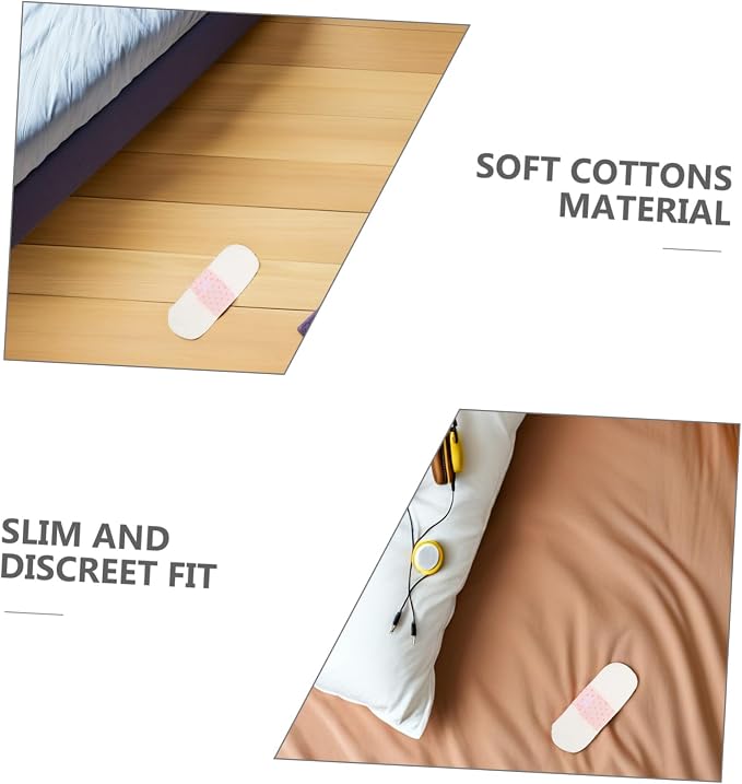 5pcs Reusable Cotton Menstrual Pads Soft Breathable Washable Panty Liners for Women Postpartum Care Overnight Use Daily Pads White