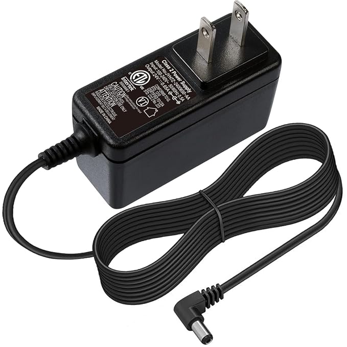24V Wall Adapter, 120V AC to DC 24Volt Class 2 Power Supply Replacement for 120ml 150ml 300ml 500ml Essential Oil Diffuser Aromatherapy Humidifier, ETL-Listed Power Cord 6Ft