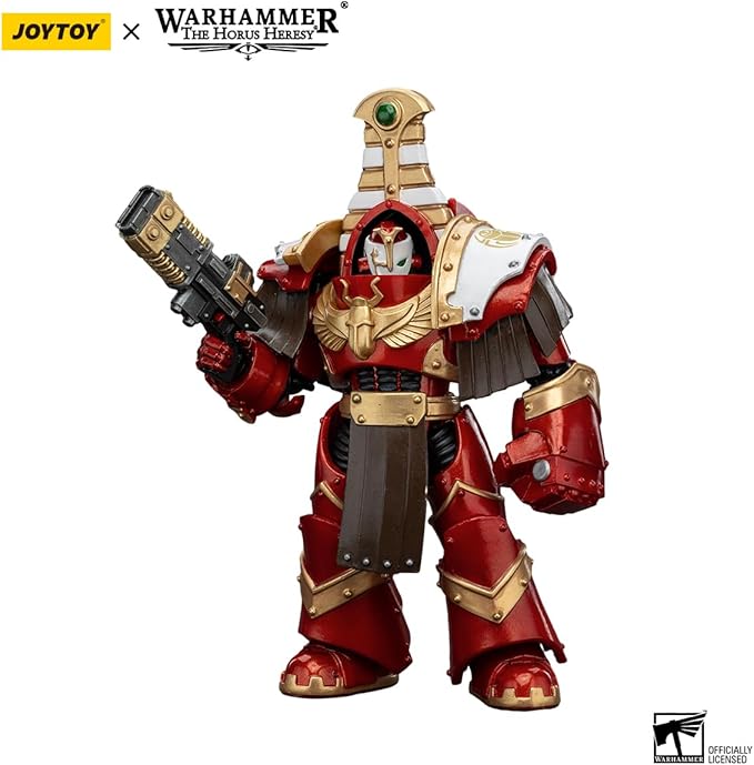 JOYTOY Warhammer 40K Thousand sons 5.35in Sekhmet Terminator Cabal Sekhmet Volkite Charger and Power Fist 1:18 Scale Action Figure Mecha Joy Toy Collection Model