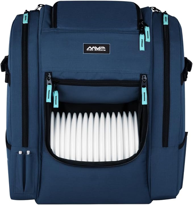 MVP Disc Sports Voyager Lite Backpack Disc Golf Bag (Choose Your Favorite Color)