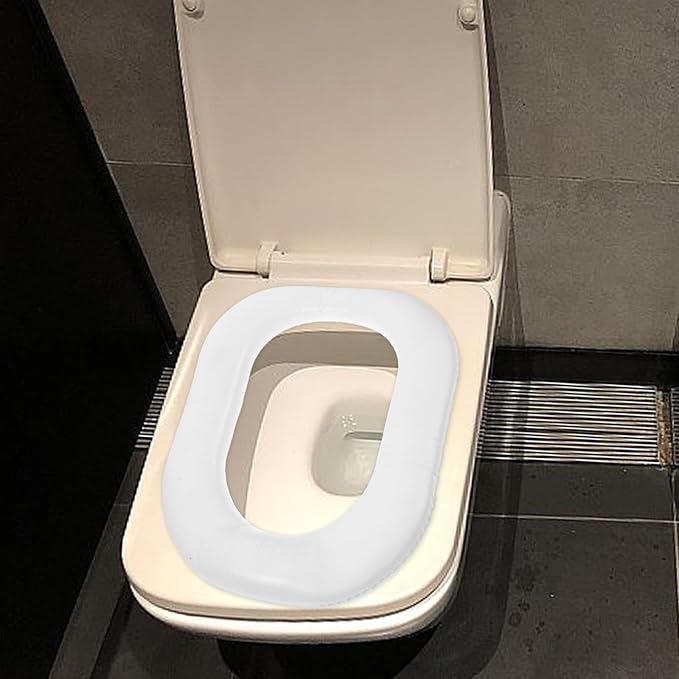 TOYANDONA Portable Toilet Seat Cover with Pu Waterproof Cushion Space-Saving Travel Toilet Seat Pad for Soft and Comfortable for Boys