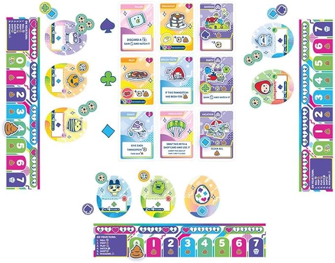 Tamagotchi Collections - The Quirky Tomagotchi Management Game: Feed, Play, and Care for Your Friends. for Ages 8 Years and up - 2 to 4 Players