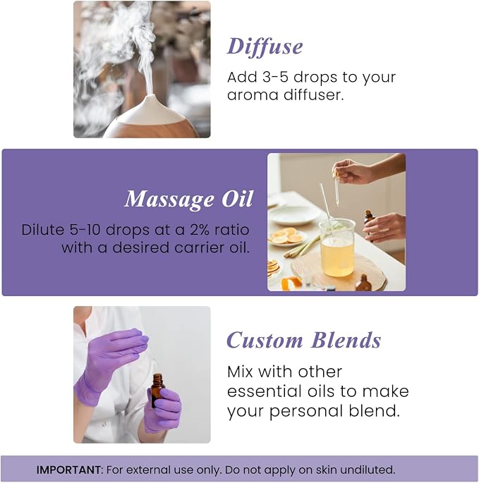 Handcraft Blends Lavender Essential Oil – 0.33 Fl Oz – 100% Pure and Natural – Premium Grade Essential Oil for Diffuser and Aromatherapy, Skin, Massage, Candle and Soap Making Fragrance