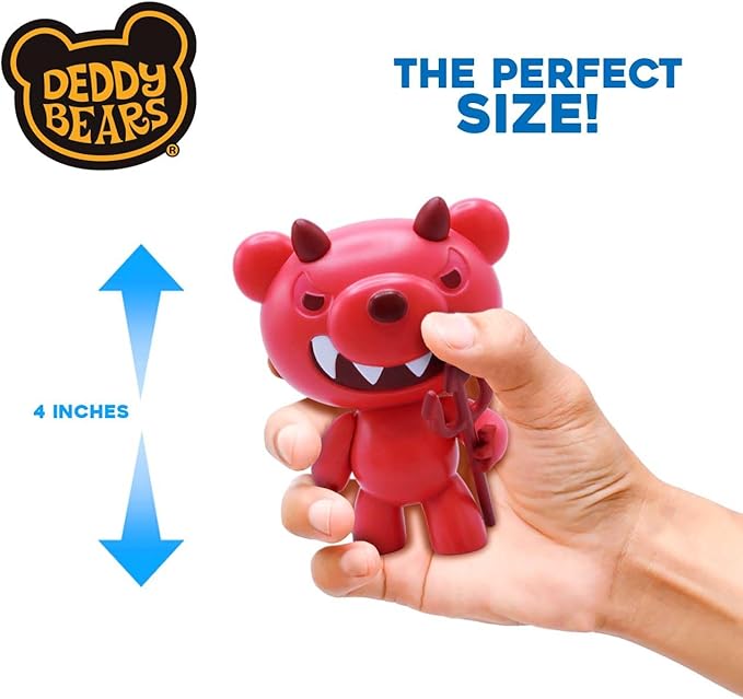 Just Toys LLC Deddy Bears Series 1 Beezlebear – 4" Buildable & Customizable Action Figure