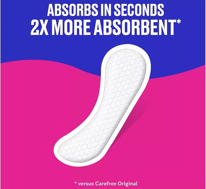 Carefree Acti-Fresh Body Shape Regular To Go Pantiliners - 54 Liners, Pack of 5