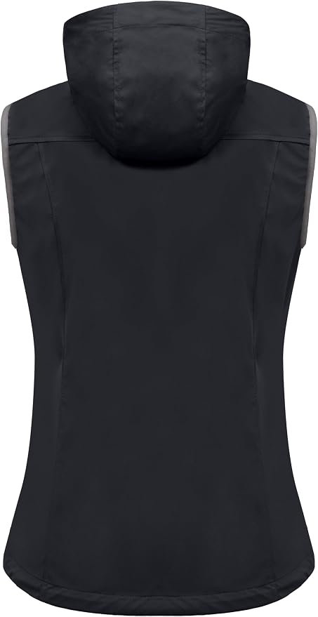Little Donkey Andy Women's Lightweight Softshell Vest, Windproof Sleeveless Jacket for Running Hiking Travel