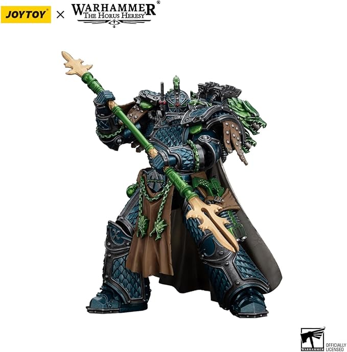 JOYTOY Warhammer The Horus Heresy Alpha Legion Alpharius, Primarch of The XXth Legion - 1:18 Scale 7.5in Action Figure Mecha Joy Toy Collection Model