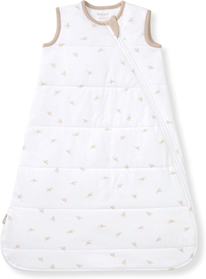 Burt's Bees Baby Beekeeper Infant Wearable Blanket, 100% Organic Cotton Unisex, Girl, Boy Swaddle Transition Sack - Light Weight 0.5 TOG or Medium Weight 1.5 TOG - Newborn Essentials Sleep Clothes