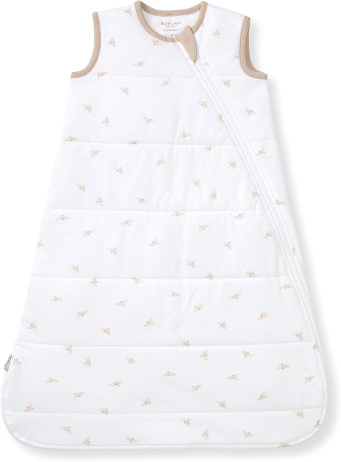 Burt's Bees Baby Beekeeper Infant Wearable Blanket, 100% Organic Cotton Unisex, Girl, Boy Swaddle Transition Sack - Light Weight 0.5 TOG or Medium Weight 1.5 TOG - Newborn Essentials Sleep Clothes