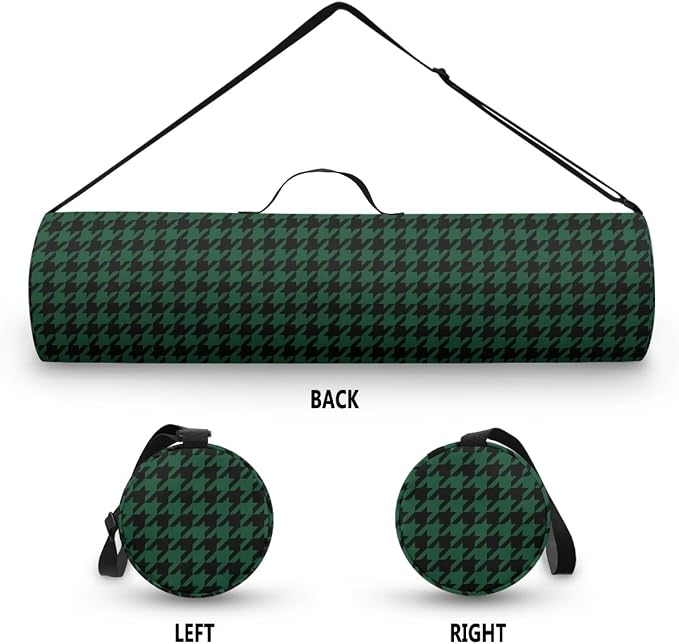 Yoga Mat Bag with Adjustable Shoulder Strap and Handle Zipper, 30in Wide x 6.3in Diameter for Yoga Mat Storage