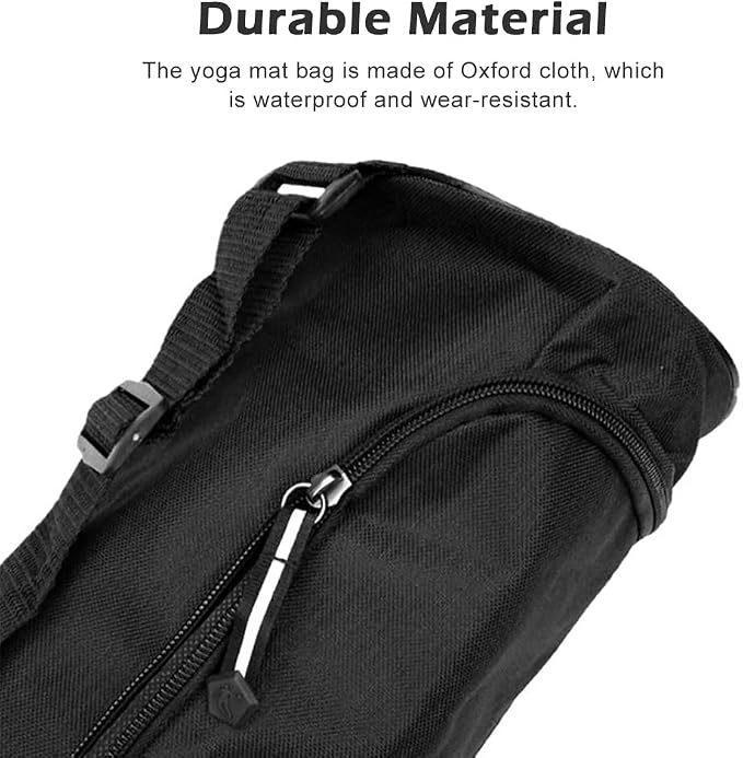 Yoga Mat Bag for Women and Men,with Adjustable Strap and Full Zip Large Opening Multi-Functional Travel Yoga Gym Bag for Class Travel and Gym