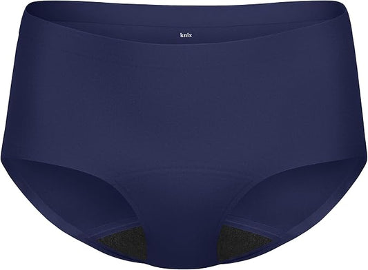 KNIX Women Leakproof Period Underwear Boyshort – Heavy Flow Protection, Absorbs 4–7 Super Tampons