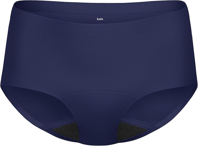 KNIX Women Leakproof Period Underwear Boyshort – Heavy Flow Protection, Absorbs 4–7 Super Tampons