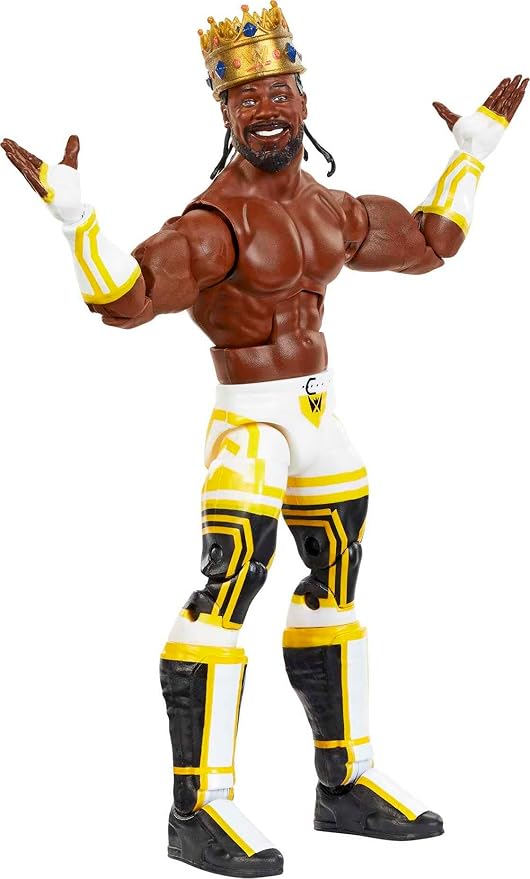 Mattel WWE King Woods Elite Collection Action Figure, Deluxe Articulation & Life-like Detail with Iconic Accessories, 6-inch