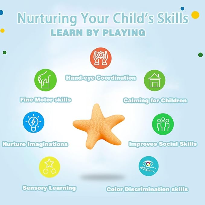 Unleash Creativity with 18 Unique Dino and 0cean Molds Dough Toys Dough Accessories Set Whit 10 .Ideal as a Gift for Kids Aged 3-4-8 Years