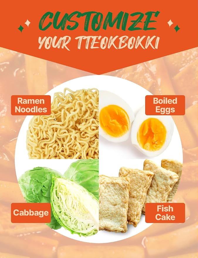 Nice Witch's Secret Recipe Korean Mild Tteokbokki Powder Sauce 12 servings – Perfect for Sweet and Spicy Rice Cake Dishes, Easy and Quick to Make, 10.6 oz (300g) / 오리지널 떡볶이 소스
