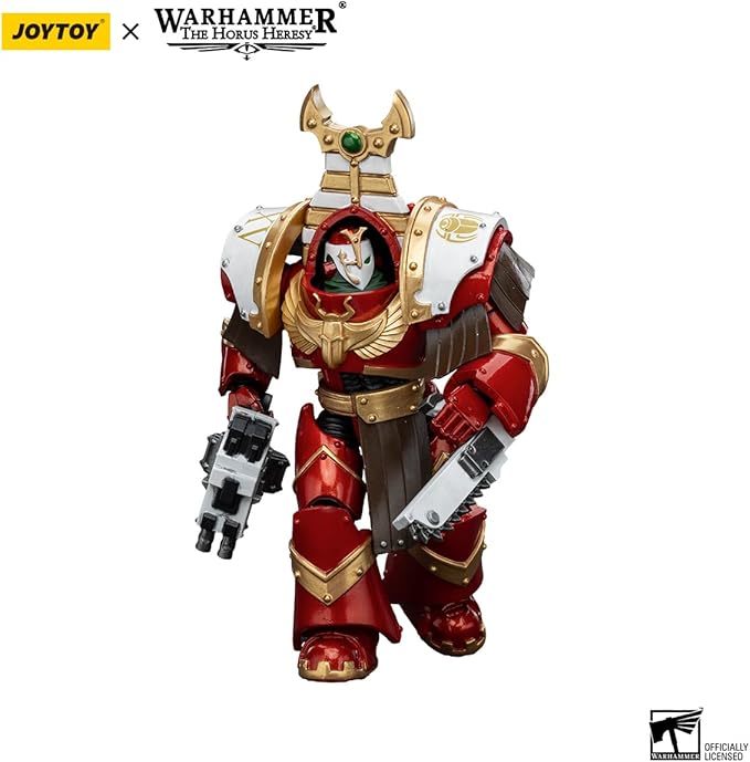 JOYTOY Warhammer 40K Thousand sons 5.35in Sekhmet Terminator Cabal Sekhmet with Combi-Bolter and Chainfist 1:18 Scale Action Figure Mecha Joy Toy Collection Model