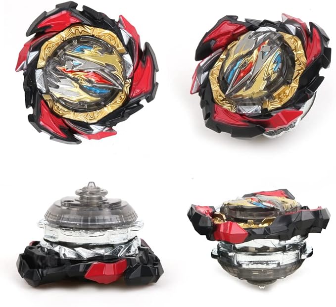 Bey Battling Top Burst Gyros Toy Set Toy Gift for Children Boys Ages 6 8 10 12+ Combat Battling Game 10 Burst Spinning Tops 3 Two Way Launchers Grip Starter