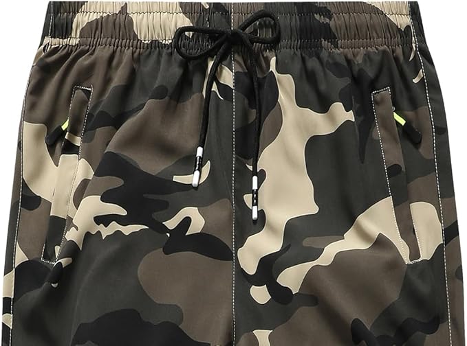Boys Hiking Joggers Pants Outdoor Youth Quick Dry Lightweight Athletic with Zipper Pockets