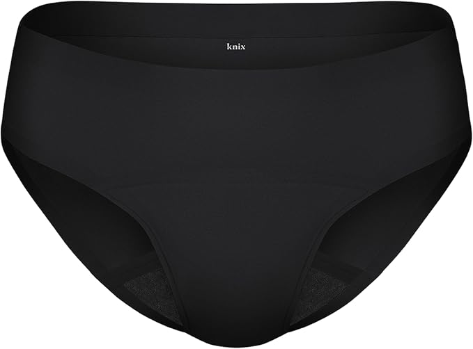 KNIX Super Leakproof No-Show Bikini Period Underwear – Heavy Flow, Reusable Absorbent Menstrual & Incontinence Panties