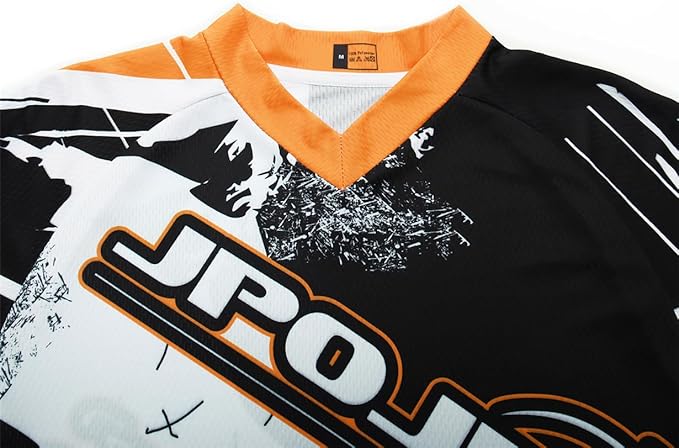 Dirt Bike Jersey for Youth, Kids Mountain Bicycle Shirt Long Sleeve Children Downhill Jerseys for Motorcycle Motocross
