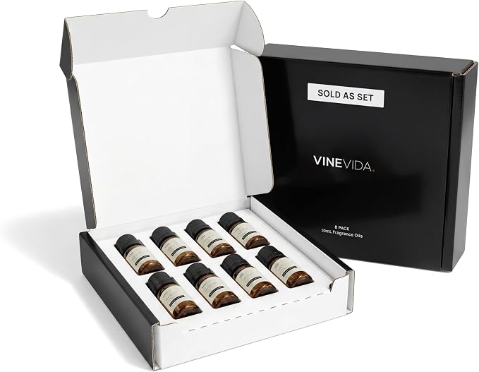VINEVIDA Fruit Diffuser Oil Collection [Set of 8] - Scented Oil | Aromatherapy Diffuser Oils | Made in USA