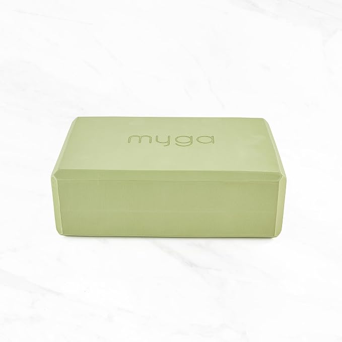 MYGA Yoga Block,Lightweight EVA Foam Yoga Brick,High Density Non-Slip Block for Yoga Poses, Pilates, Balance and Flexibility