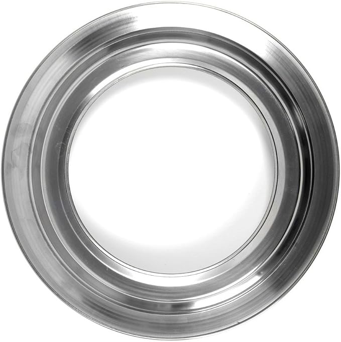 Korean BBQ Grill Pan Stainless Steel Round Stovetop Pan 11.81 In | Ideal for small-batch indoor grilling of meats and vegetables on compatible stovetops or hot plates