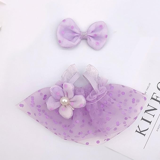 17cm Doll Clothes Set (No Doll) –5-Pack Handmade Outfits with Accessories for 6.7” Dolls, Premium Cotton Clothing with Gift-Ready Packaging, Perfect for Dress-Up and Collectors (FH1, 5)