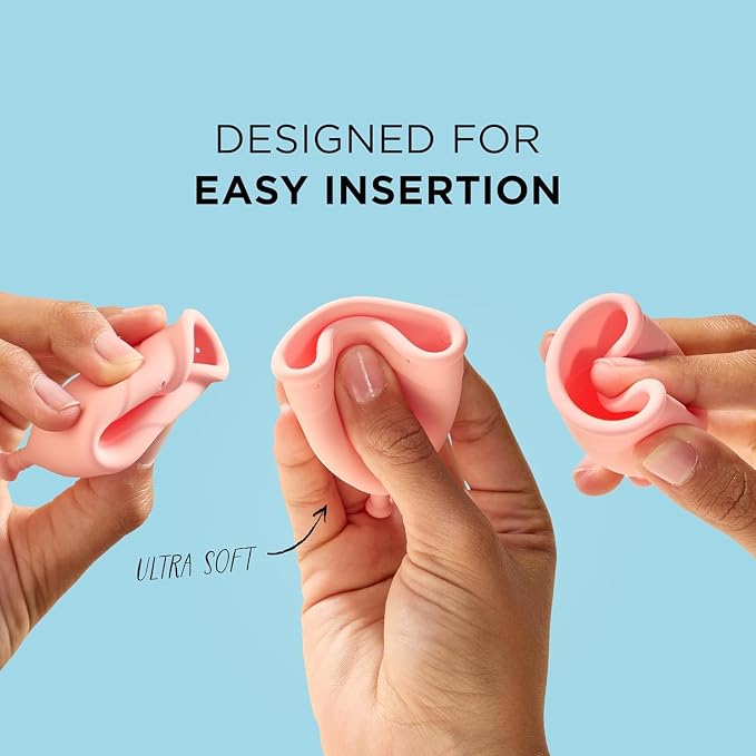 Mooncup® Beginner Menstrual Cup Reusable, Ultra Soft & Easy Insert, Great for Heavy Flow Periods, Size Teen, Age or Below (Pack of 1)