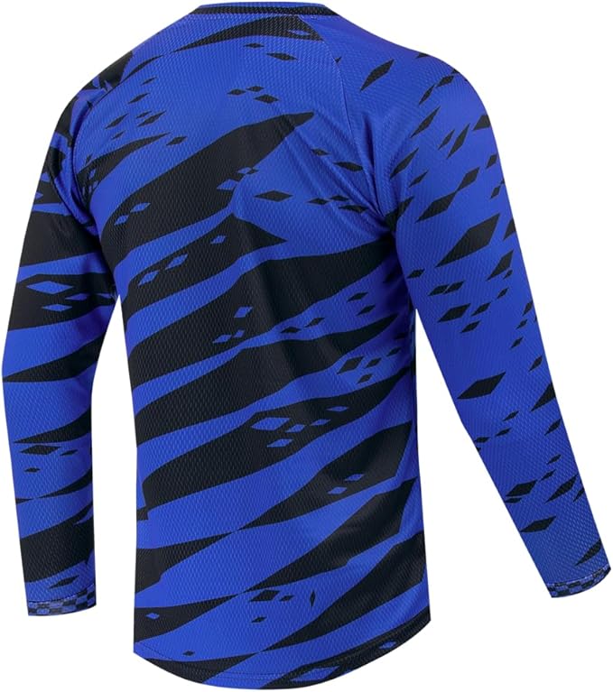 Youth Dirt Bike Jersey, Kids Mountain Bicycle Shirt Long Sleeve Powersports Children Downhill Jerseys for Big Kids