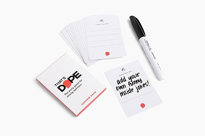 That's Dope: The Party Game for Strong Opinions • Custom Pack