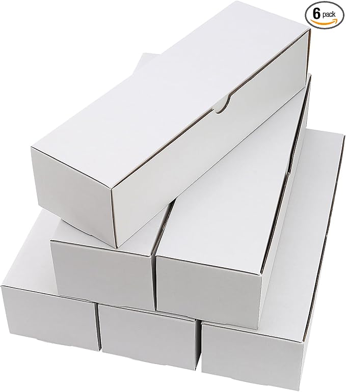 6-Pack • 4800-count Trading/Gaming Card Storage Box/Trading Card Storage Box/Card Box Cardboard For Toploader Standard Card/Sports Game Collector Boxes