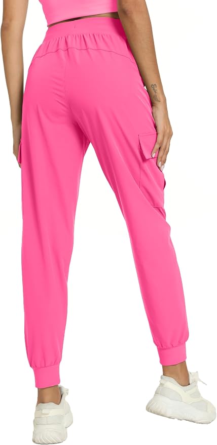 Women's Joggers Cargo Pants Lightweight Quick Dry Hiking Running Pants for Athletic Casual & Outdoor