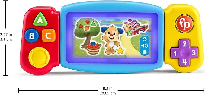 Fisher-Price Baby & Toddler Toy Laugh & Learn Gamer, Electronic Musical Learning Activity for Pretend Play Infants Ages 9+ Months