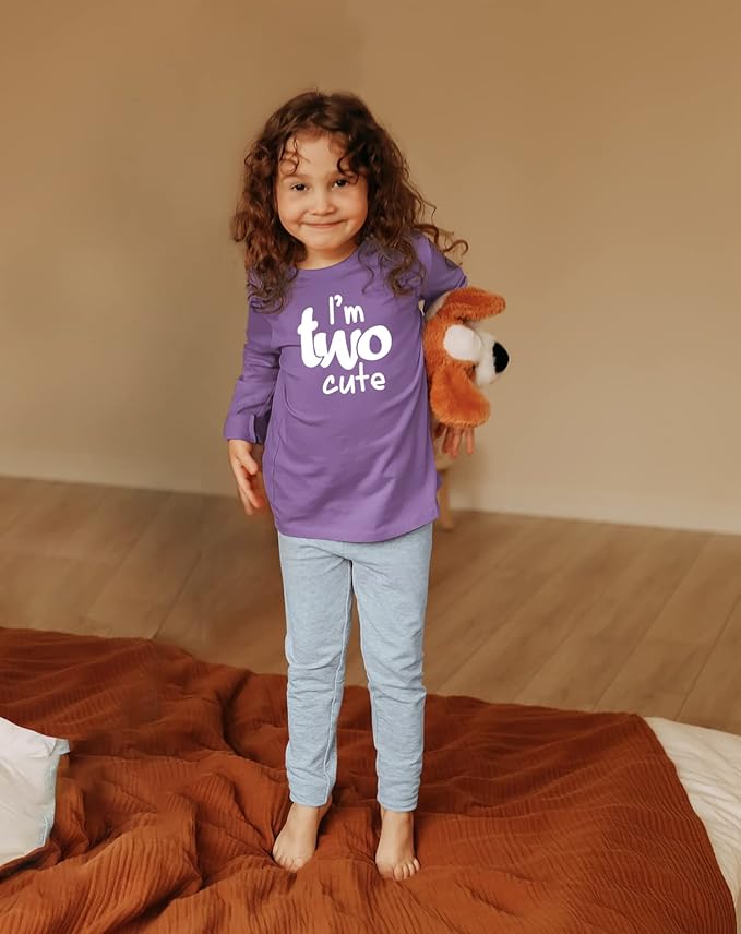 2nd Birthday Outfits for Toddler Girls im Two Cute Shirt Girl 2 Years Old Second Birthday